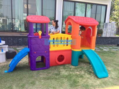 บ้านน้อย 2 ชั้น หลากสี